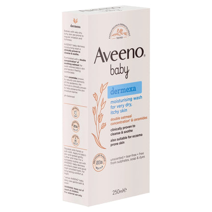 Baby Dermexa Moisturising Wash Dry by Aveeno