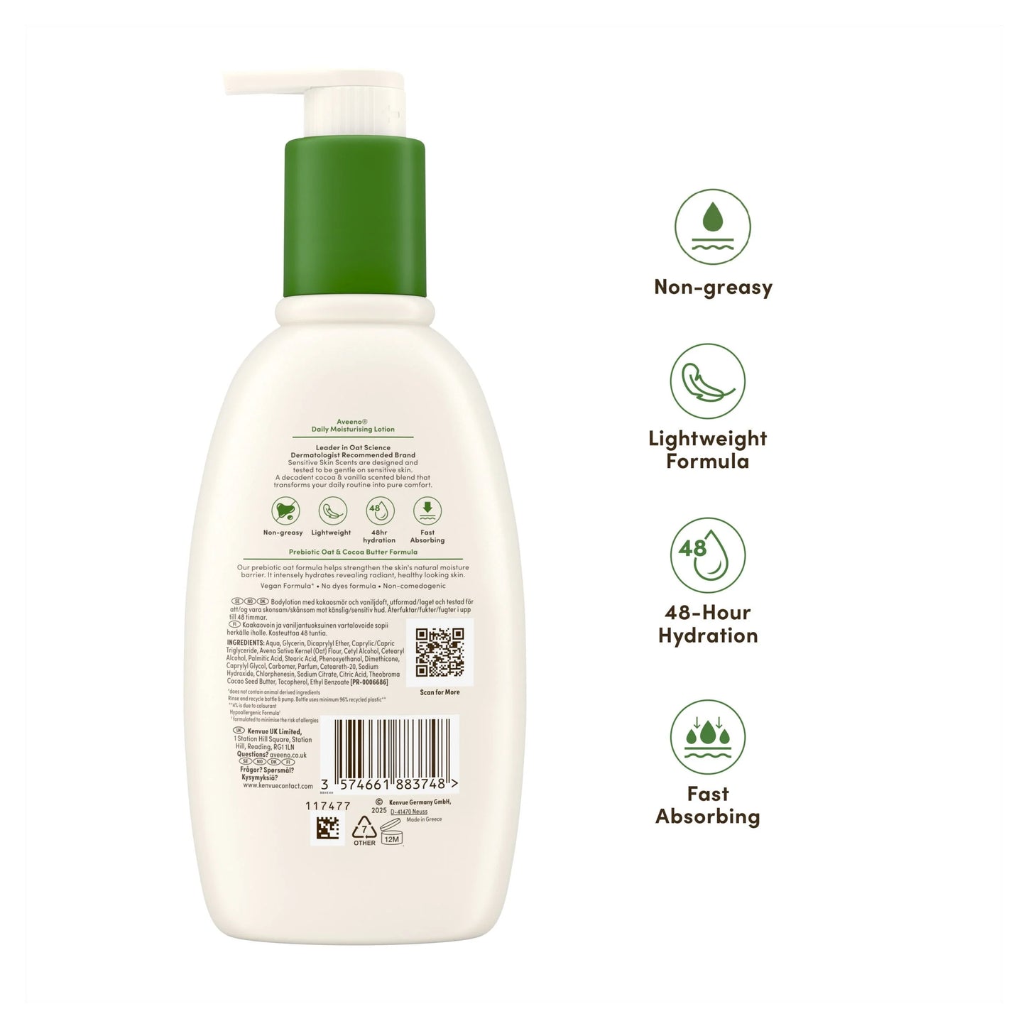 Daily Moisturising Lotion Cocoa Butter by Aveeno