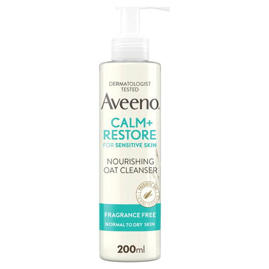 Face Calm And Restore Nourishing Oat Cleanser 200ml by Aveeno