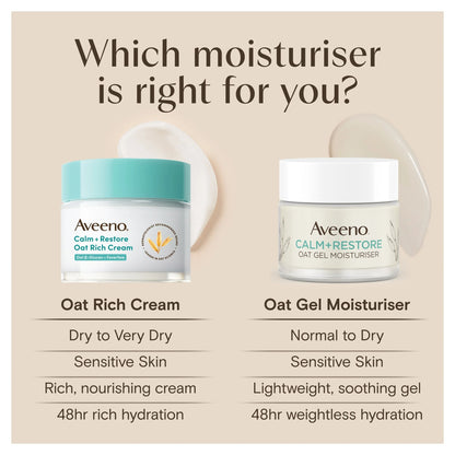 Face Calm + Restore Oat Rich Cream 50ml by Aveeno