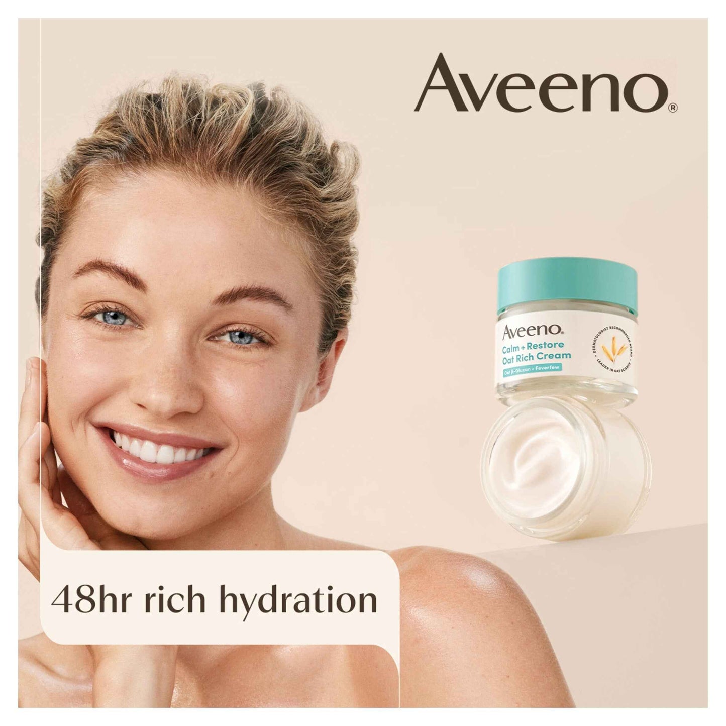 Face Calm + Restore Oat Rich Cream 50ml by Aveeno
