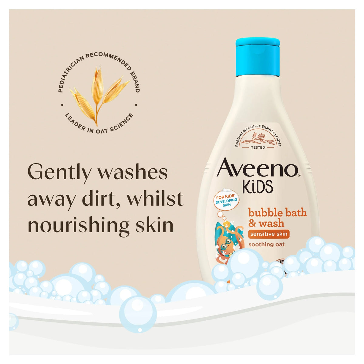 Kids Bubble Bath And Wash With by Aveeno
