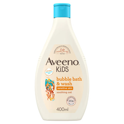 Kids Bubble Bath & Wash 400ml by Aveeno