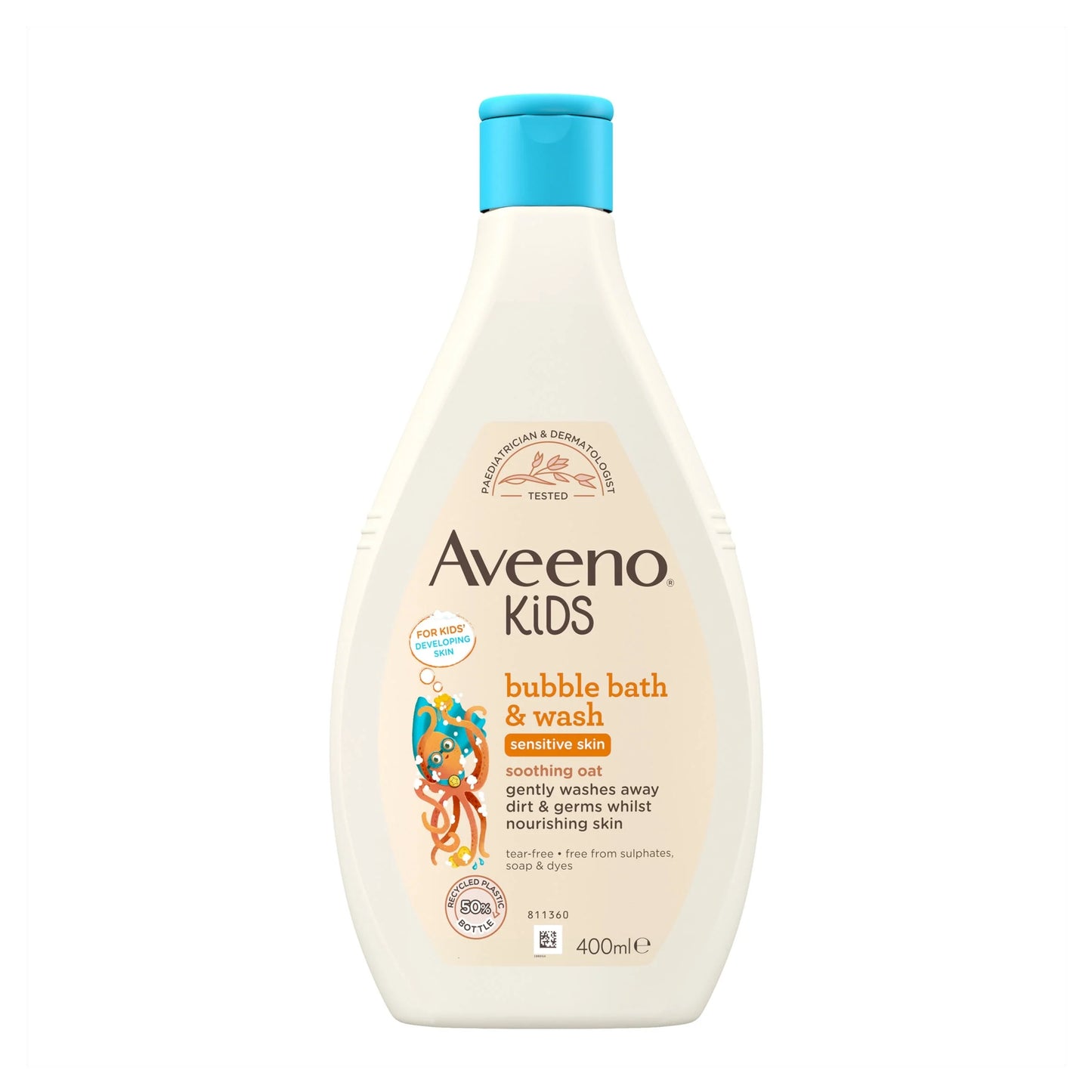 Kids Bubble Bath & Wash 400ml by Aveeno