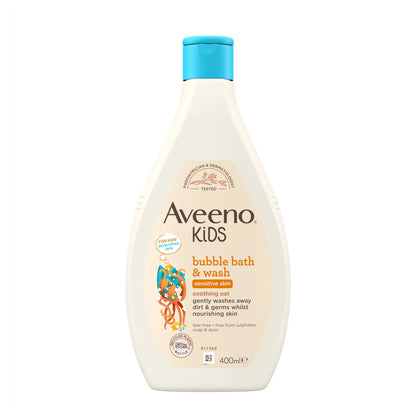 Kids Bubble Bath & Wash 400ml by Aveeno