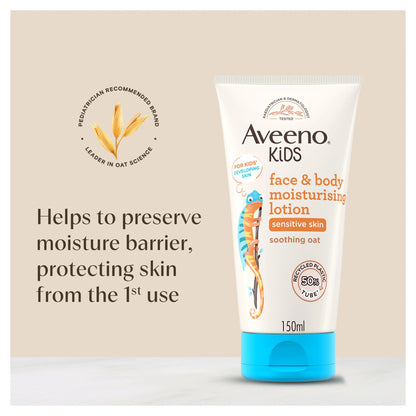 Kids Moisturising Face & Body Lotion by Aveeno