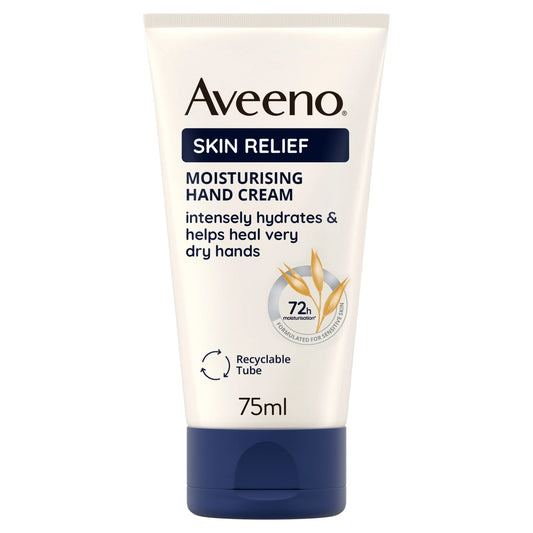 Skin Relief Hand Cream Moisturiser For Very Dry Skin 75ml by Aveeno