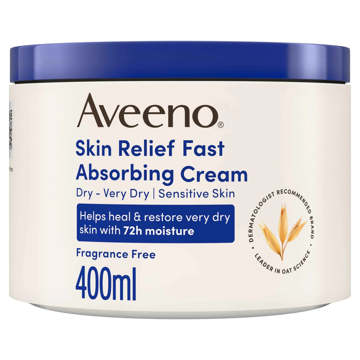 Skn Rel Fast Absorbing Cream 400ml by Aveeno