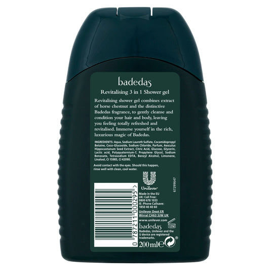 Revitalising Shower Gel , Shampoo & by BADEDAS