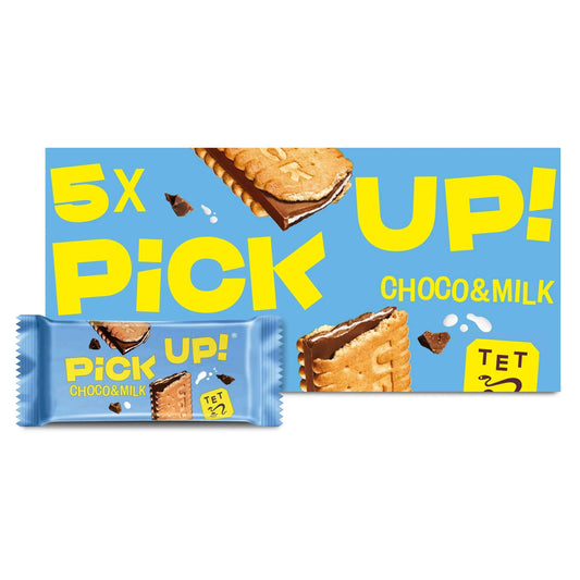 Bahlsen PICK UP! Choco & Milk Chocolate (140g)