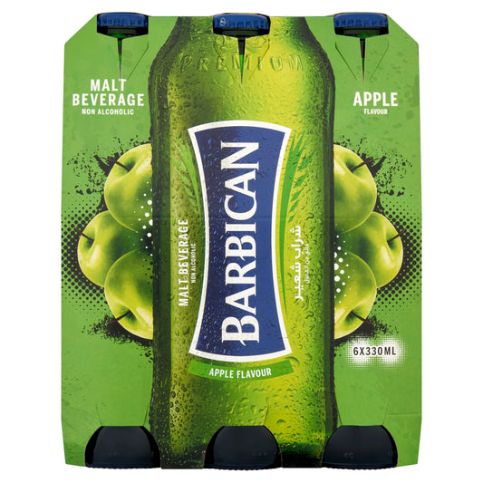 Malt Beverage Non Alc Apple 6 X 330ml by BARBICAN