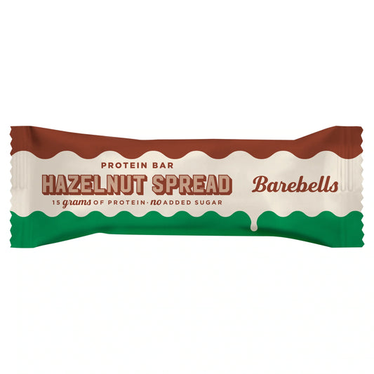 Bars Hazelnut Spread 45g by Barebells at The British Vault