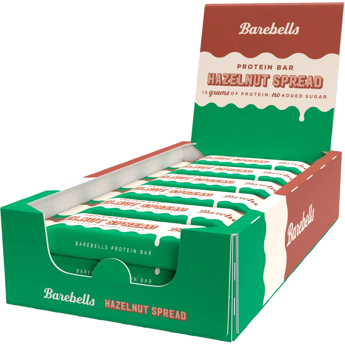 Bars Hazelnut Spread 45g by Barebells at The British Vault