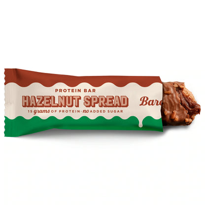 Bars Hazelnut Spread 45g by Barebells at The British Vault
