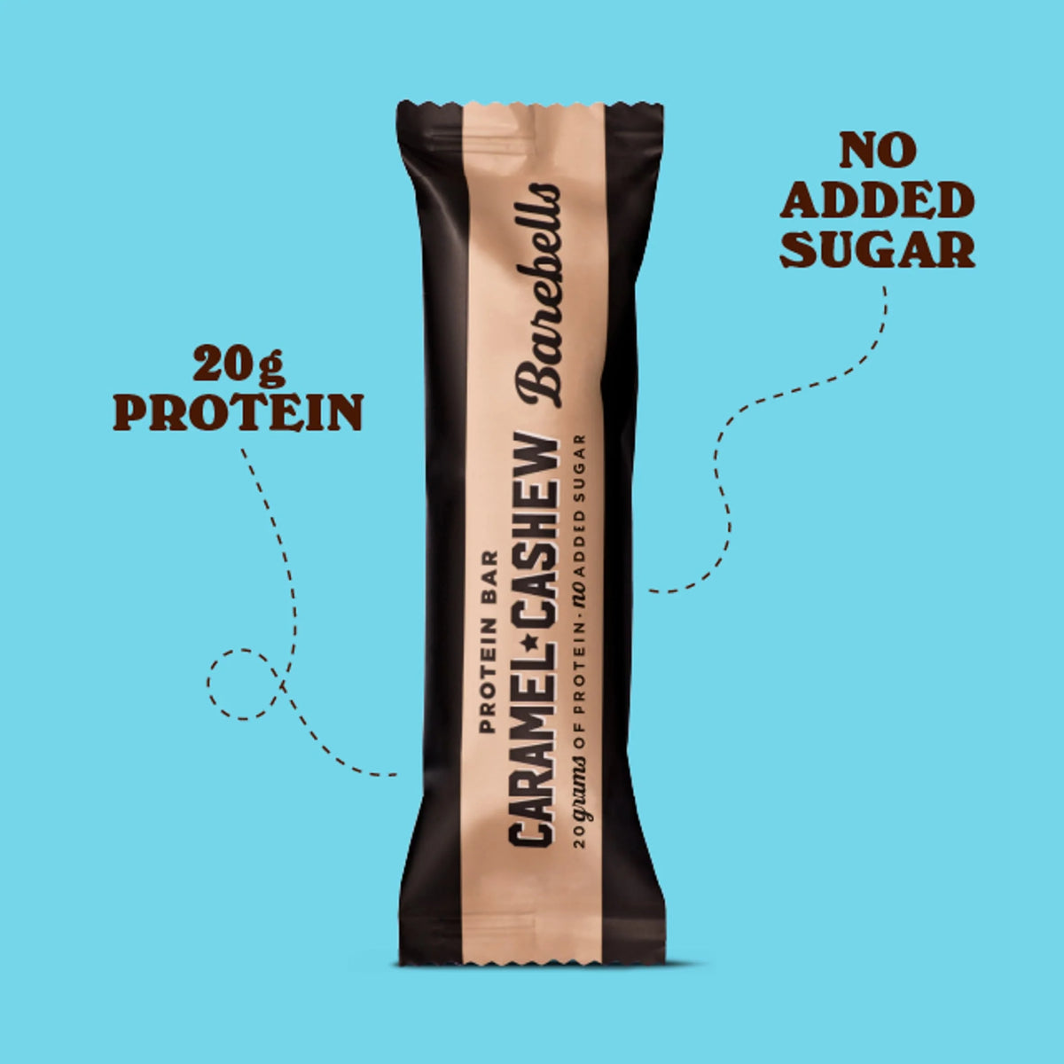 Protein Bar Caramel Cashew 55g by Barebells