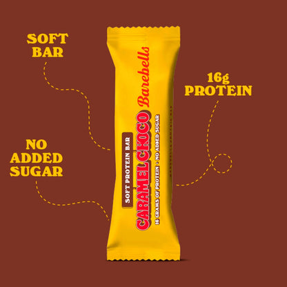 Soft Protein Bar Caramel Choco 55g by Barebells