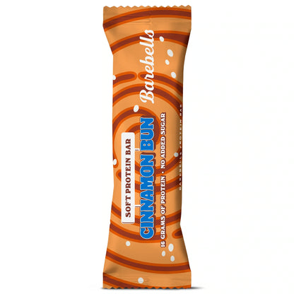 Soft Protein Bar Cinnamon Bun 55g by Barebells at The British Vault