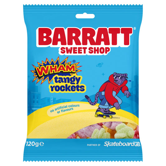 Wham Tangy Rockets 120g by BARRATT at The British Vault