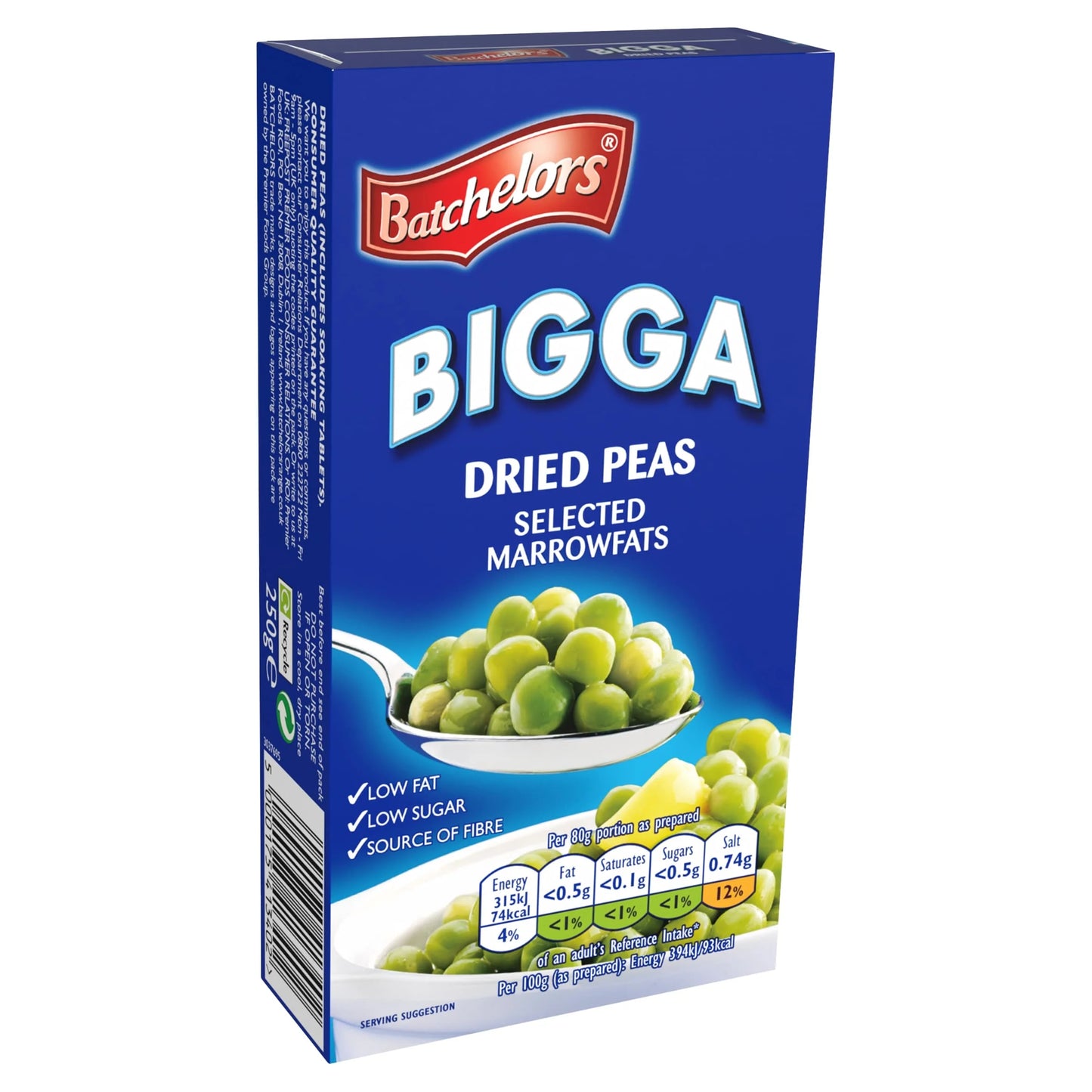 Bigga Dried Peas 250g by BATCHELORS