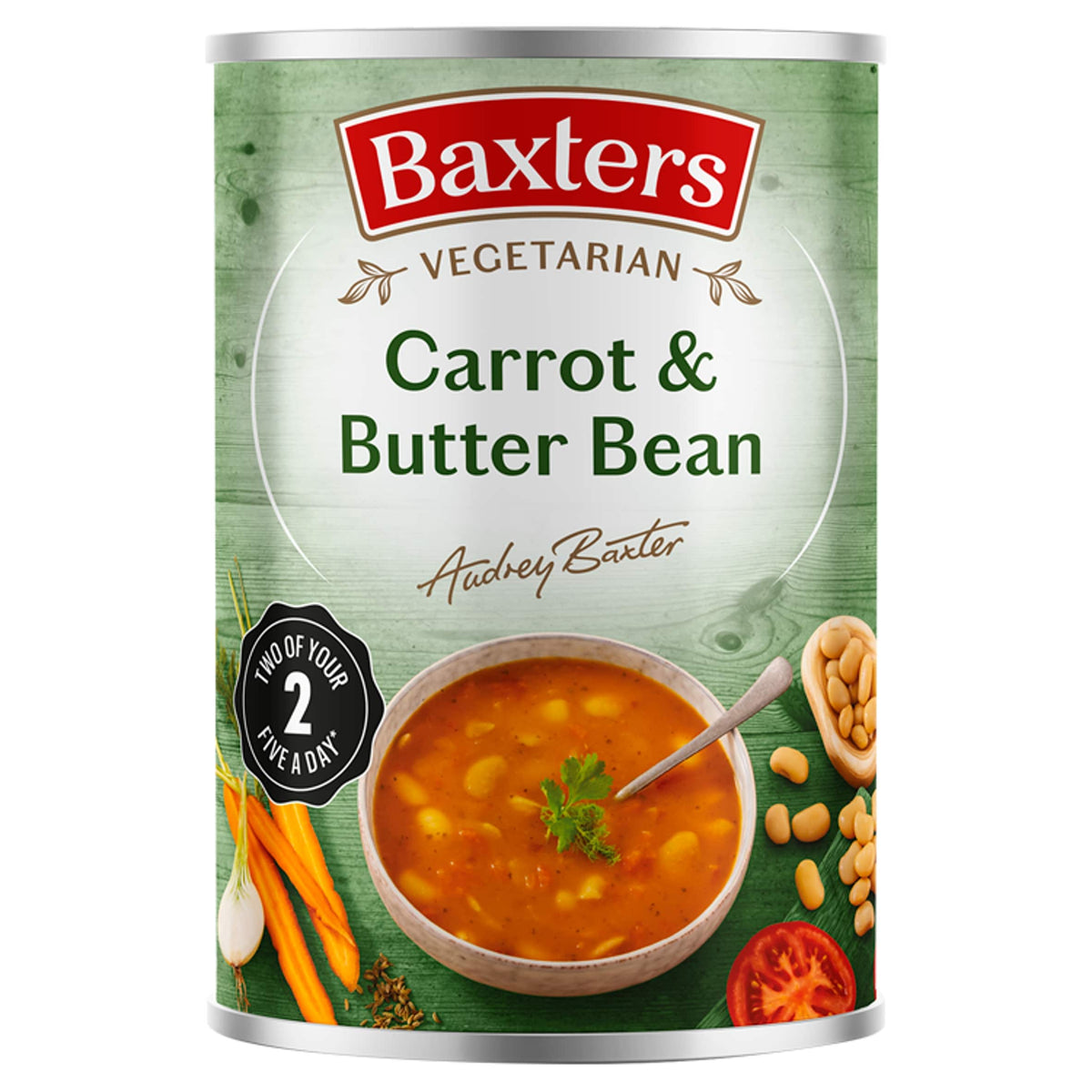 Vegetarian Carrot & Butter Bean Soup by Baxters
