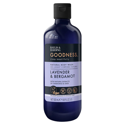 Goodness Natural Body Wash Lavender & Bergamot by BAYLIS & HARDING
