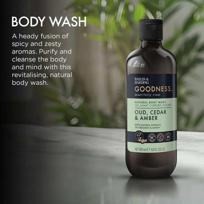 Goodness Natural Body Wash - by BAYLIS & HARDING