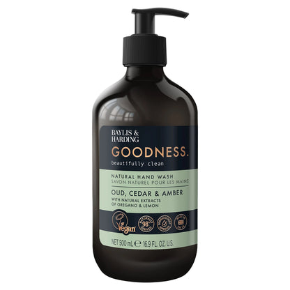 Goodness Natural Hand Wash - by BAYLIS & HARDING