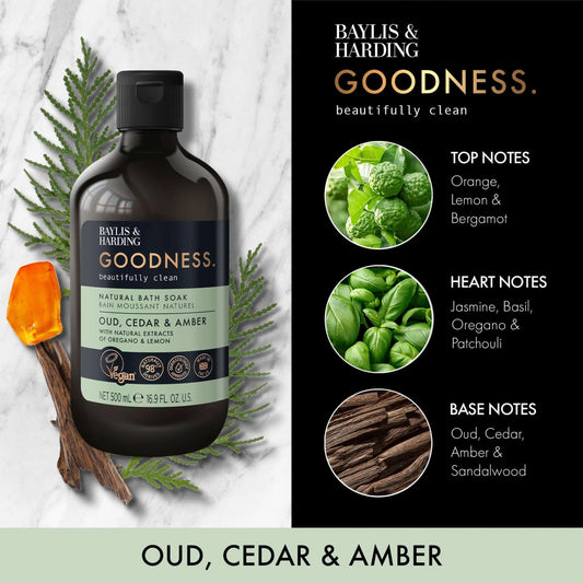 Goodness Oud Cedar & Amber by BAYLIS & HARDING
