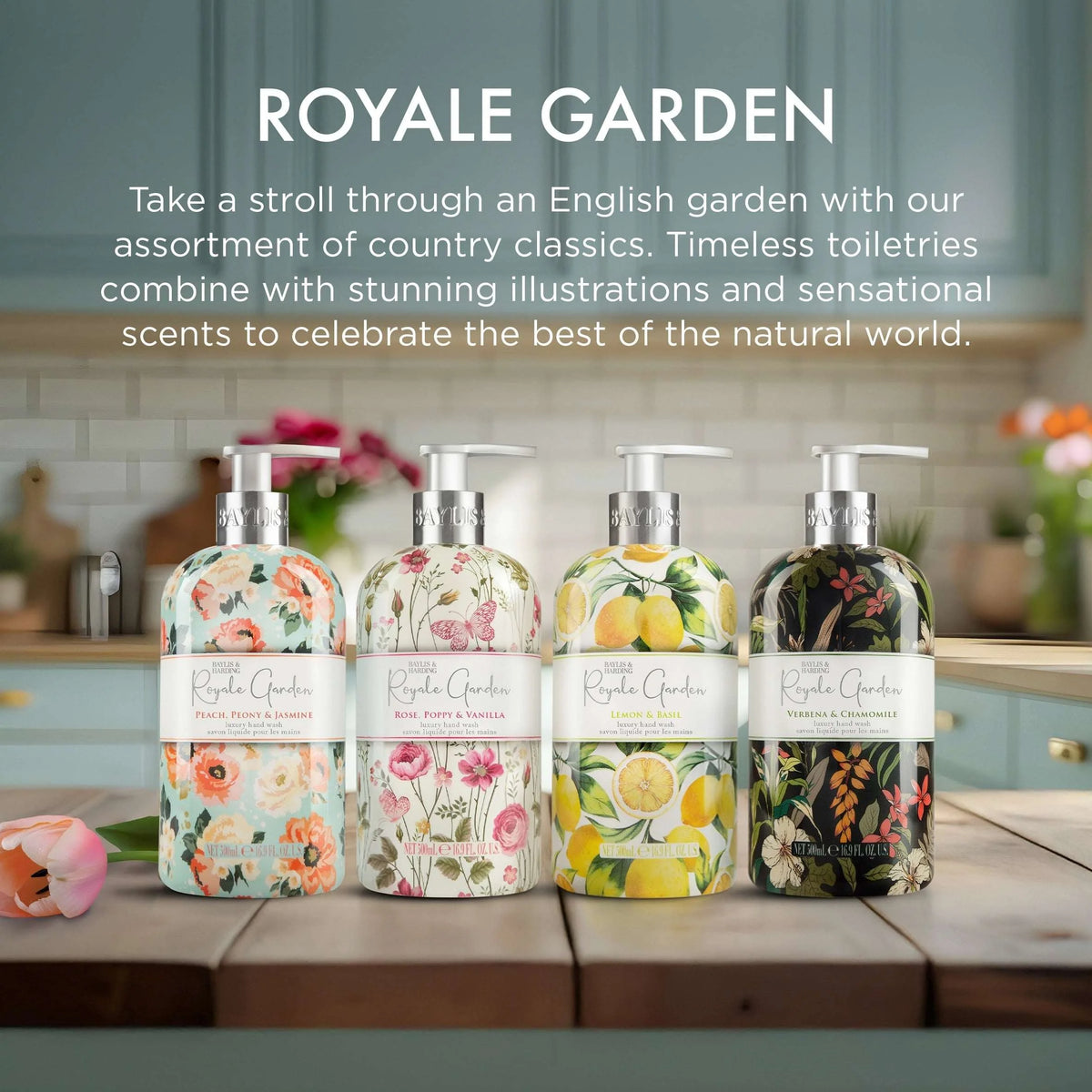 Royale Garden Rose Poppy & by BAYLIS & HARDING