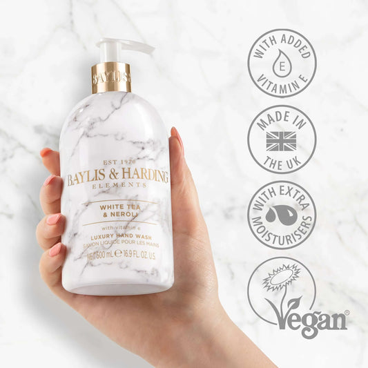 White Tea & Neroli Hand Wash by BAYLIS & HARDING