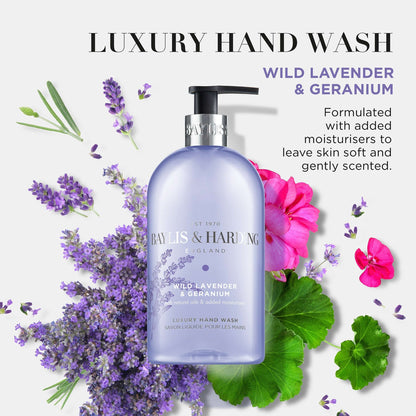 Wild Lavender & Geranium by BAYLIS & HARDING