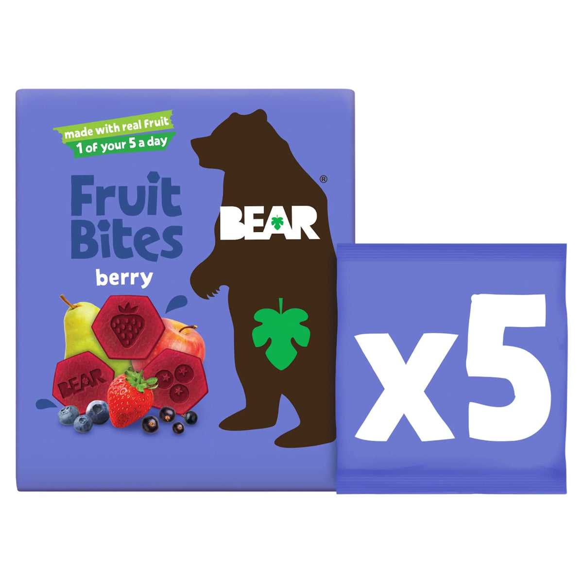 Fruit Bites Berry 5x20g by BEAR