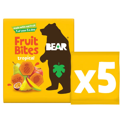 Fruit Bites Tropical 5x20g by BEAR