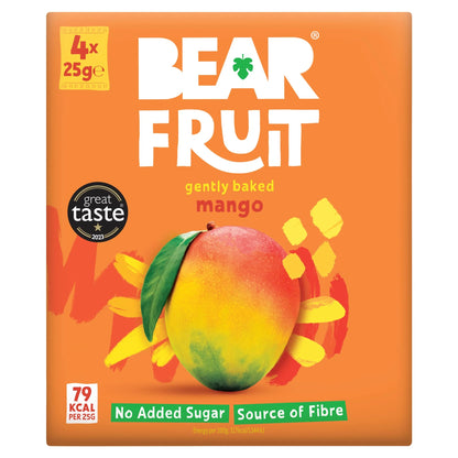 Dried Mango 4x25g by BEAR FRUIT