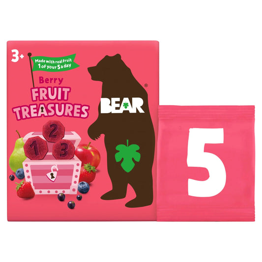 Fruit Treasures Berry 5 X 20g by BEAR