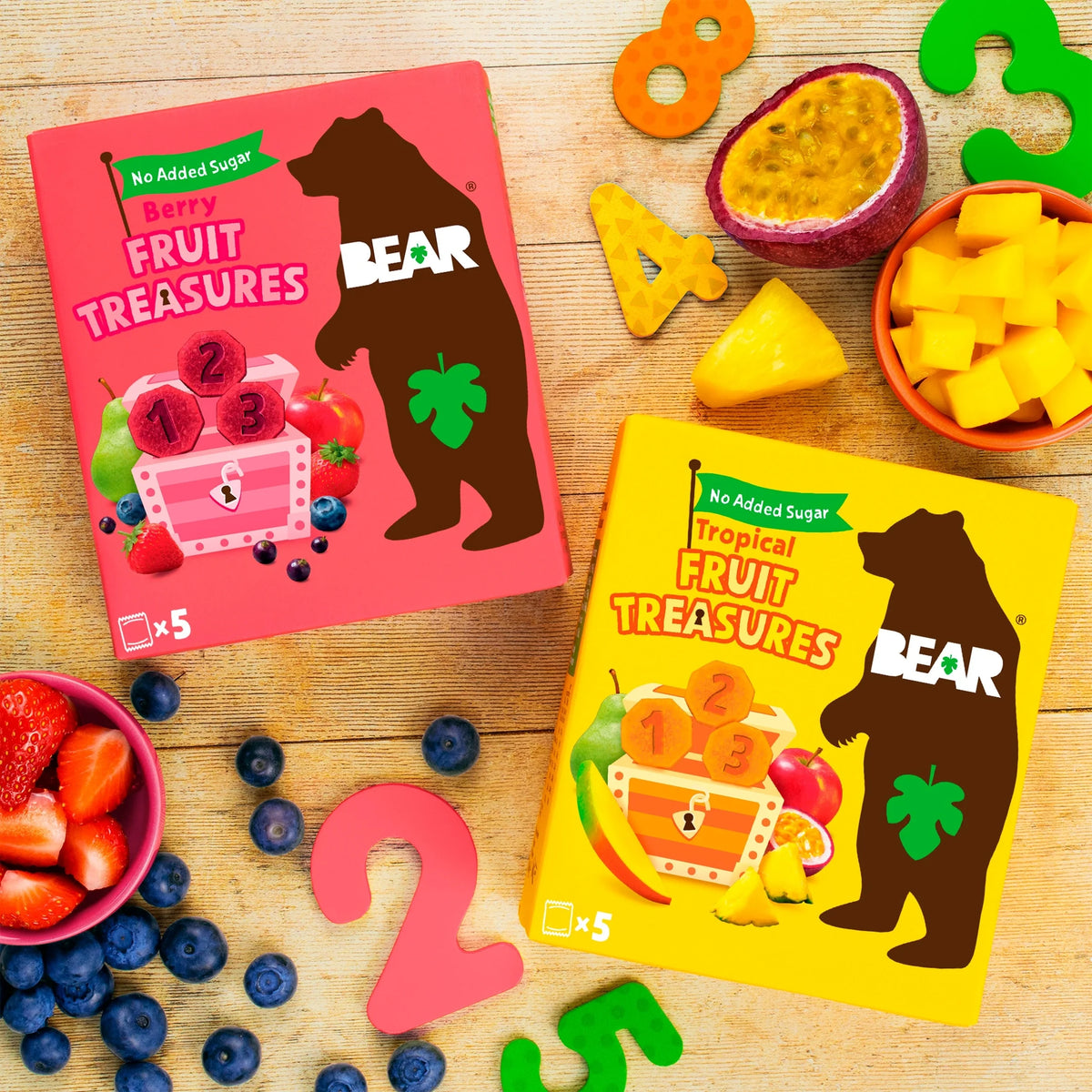 Fruit Treasures Berry 5 X 20g by BEAR
