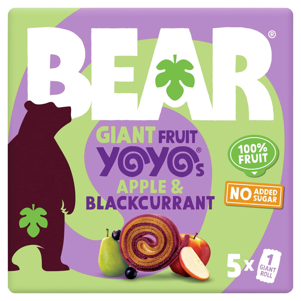 Giant Yoyo - Apple & Blackcurrant 5 X 20g by BEAR