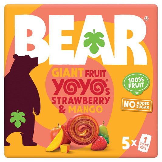 Giant Yoyo - Strawberry & Mango 5 X 20g by BEAR