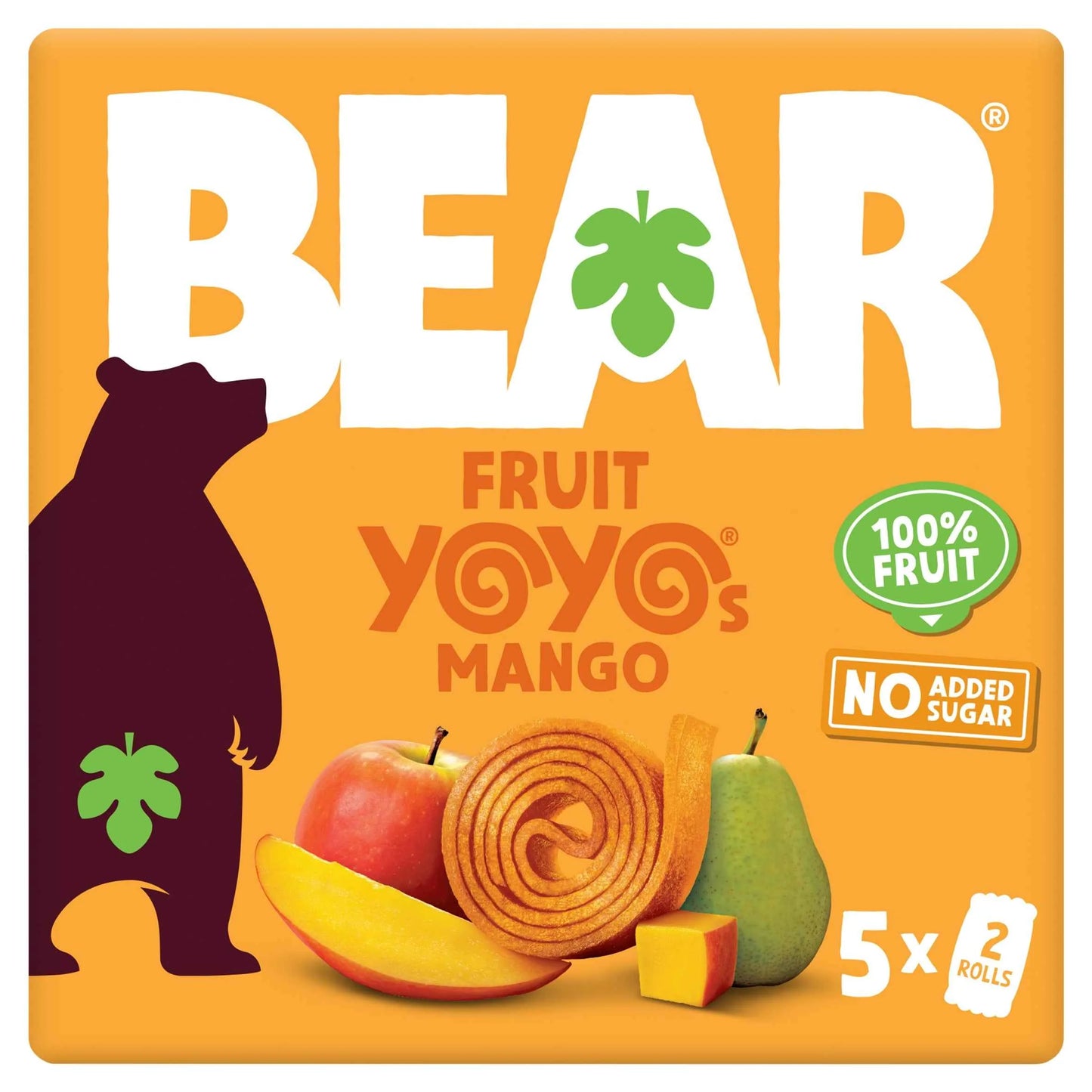 Pure Fruit Yoyos - Mango 5 X 20g by BEAR