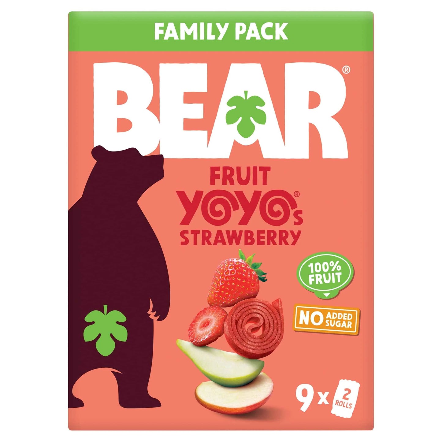 Strawberry Yoyos 9 X 20g by BEAR