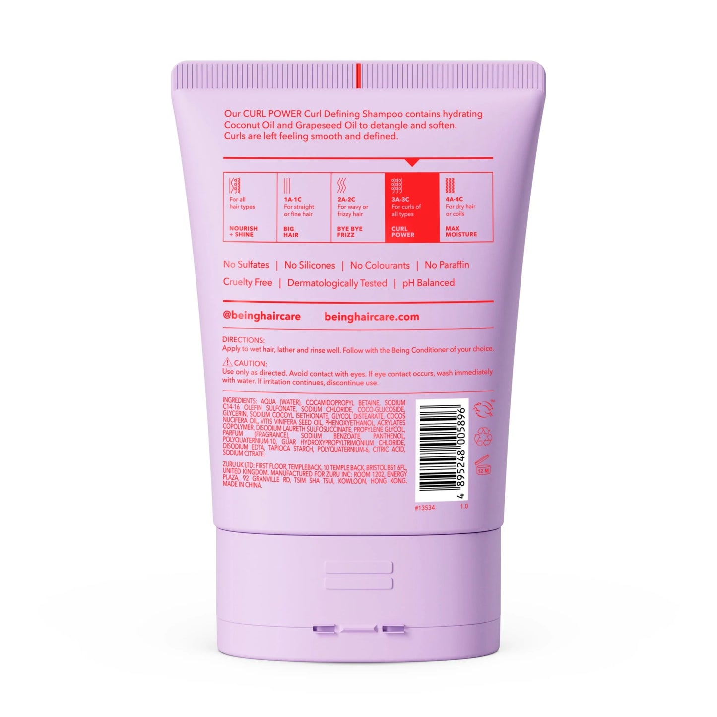 Shampoo Curl Power 354ml by being