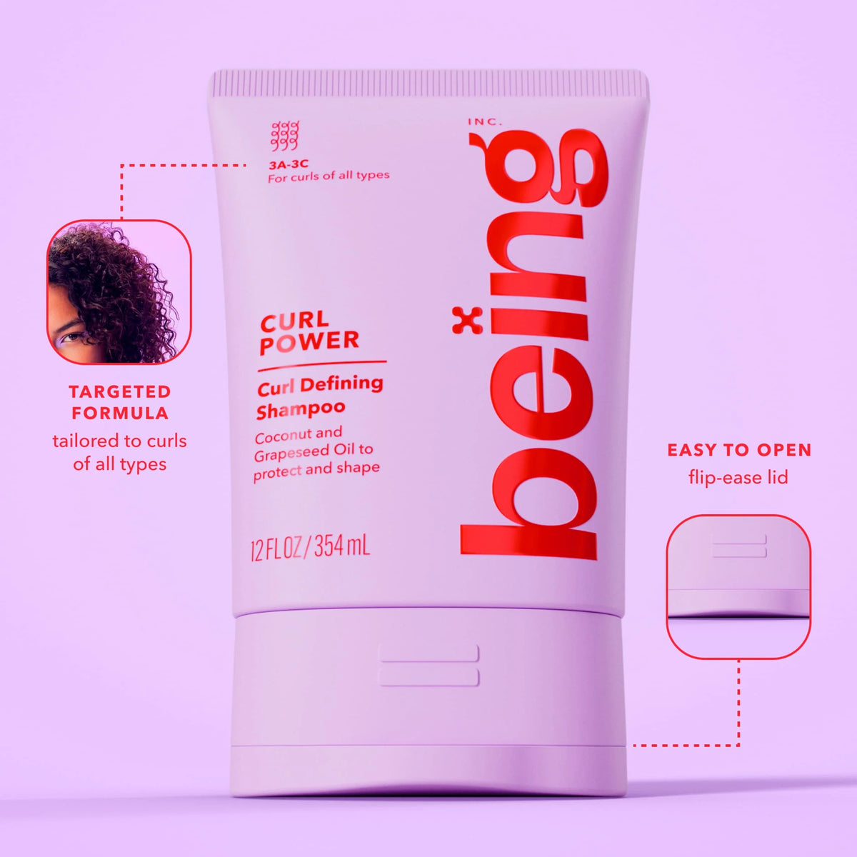 Shampoo Curl Power 354ml by being