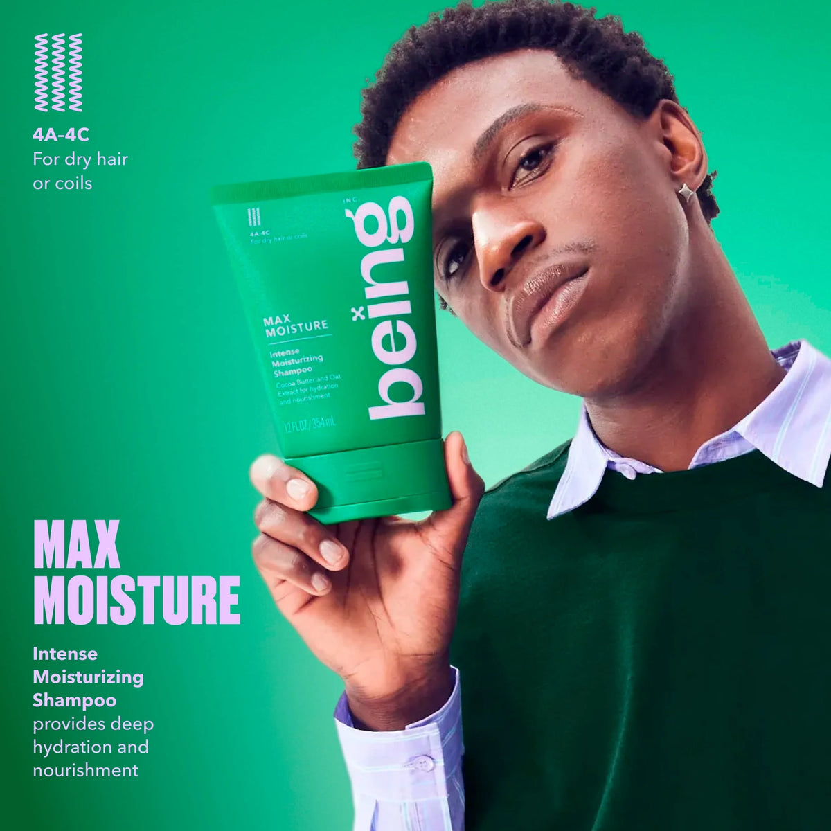 Shampoo Max Moisture 354ml by being
