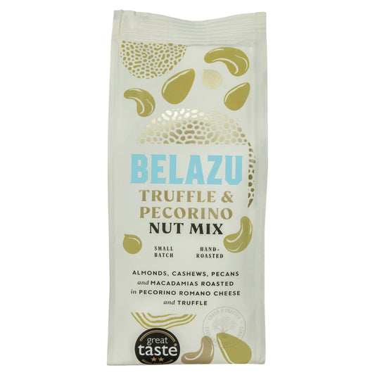 Truffle & Pecorino Nut Mix 135g by BELAZU at The British Vault