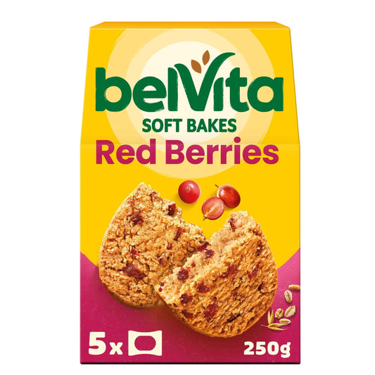 Breakfast Soft Bakes Red Berries by belVita