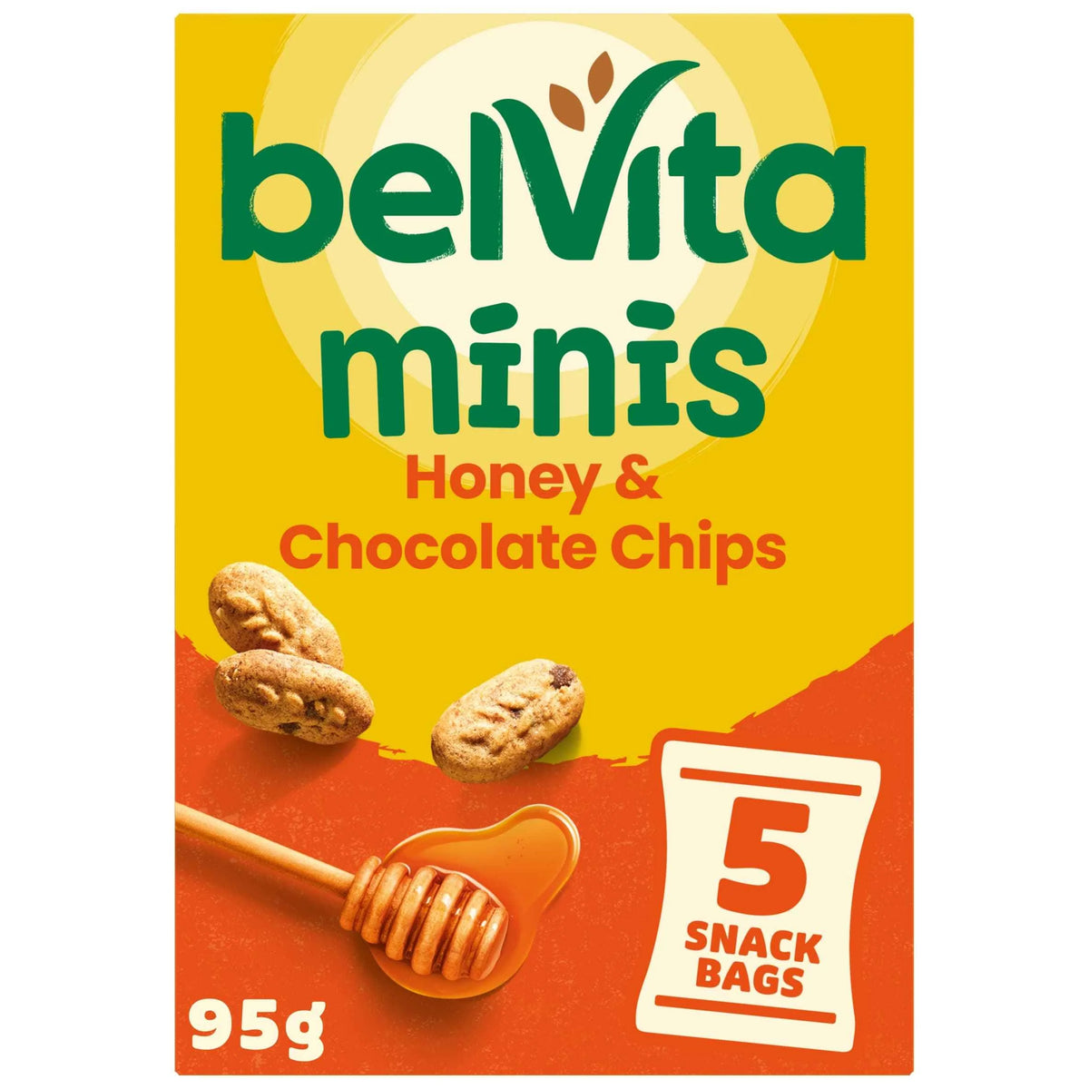 Minis Honey And Chocolate Chips 95g by belVita