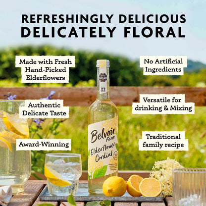 Elderflower Cordial 500ml by BELVOIR