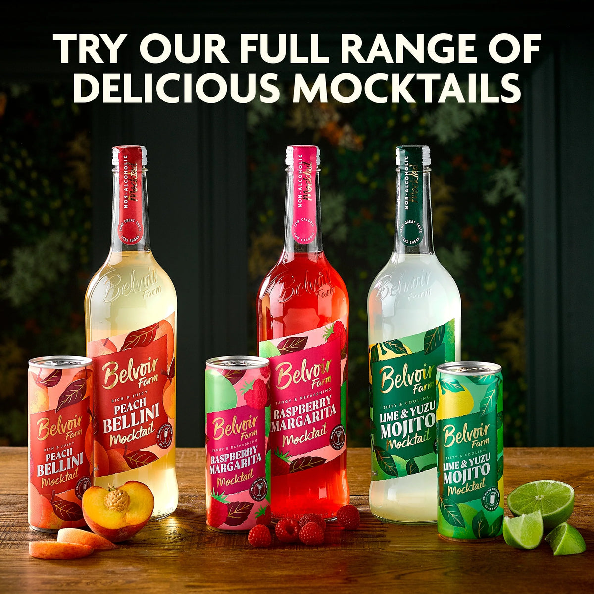 Non-alcoholic Lime & Yuzu Mojito 750ml by BELVOIR FARM