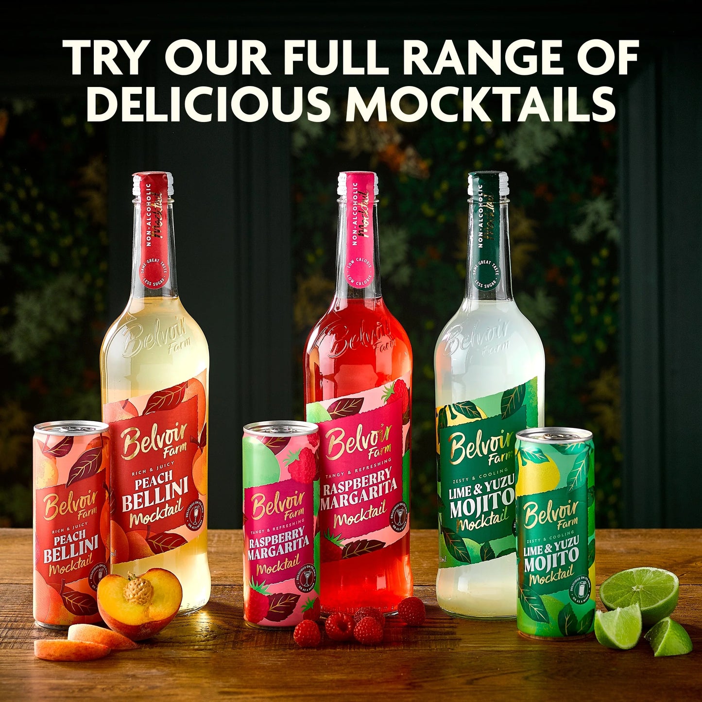 Non-alcoholic Peach Bellini 250ml by BELVOIR FARM