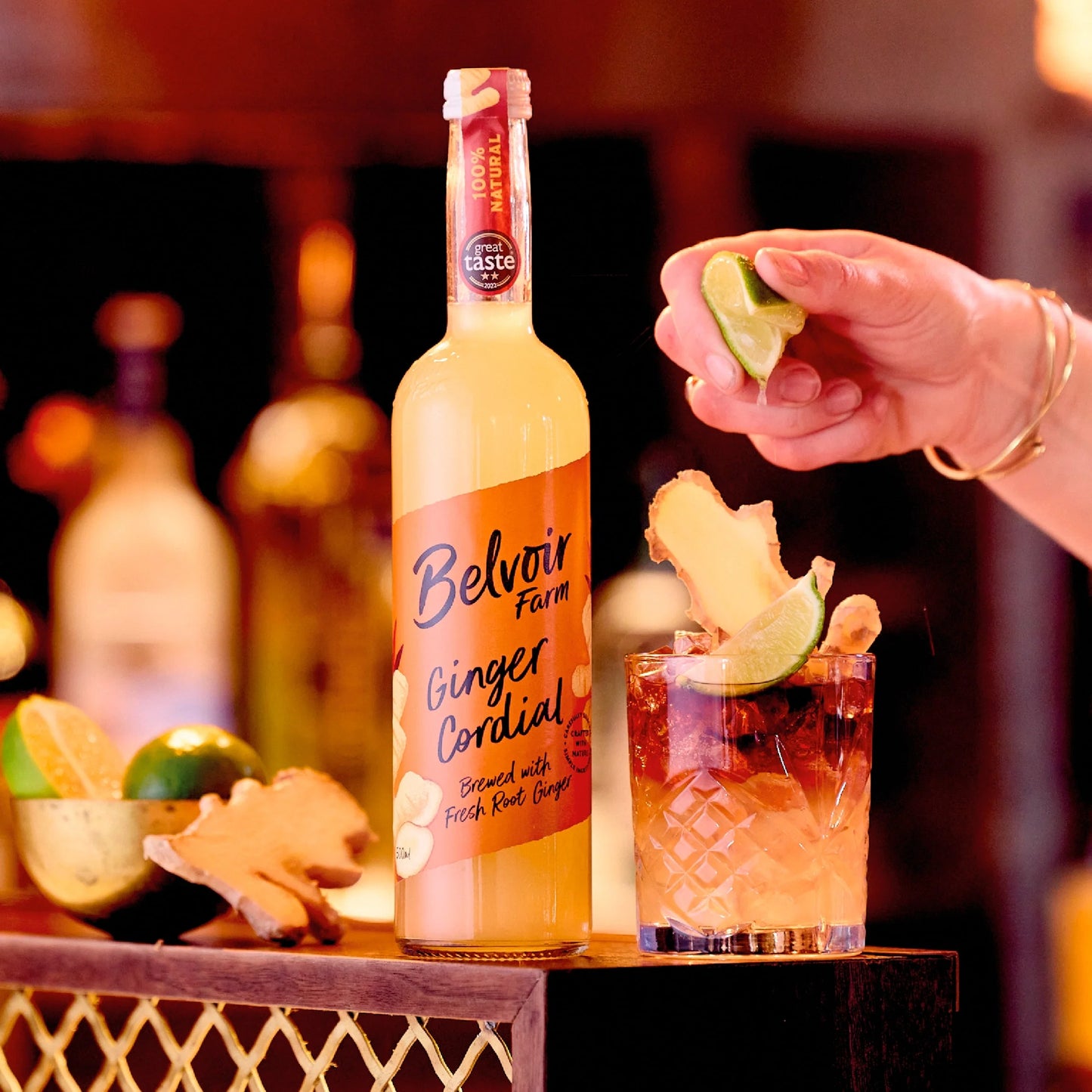 Ginger Cordial 500ml by BELVOIR